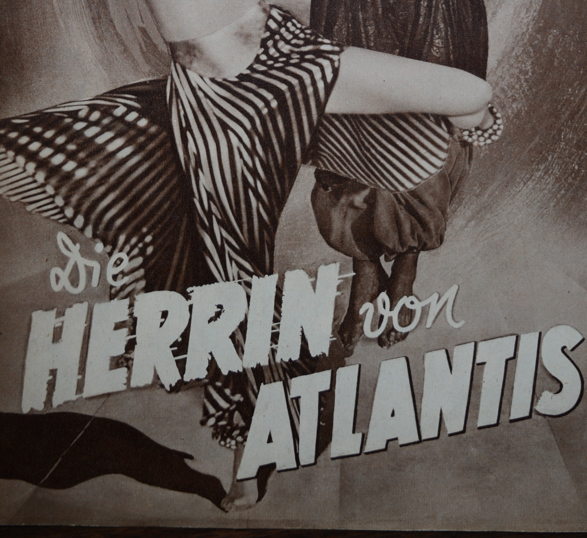 A German flyer for THE SIREN OF ATLANTIS, Robert Lax’s only screenwriting credit